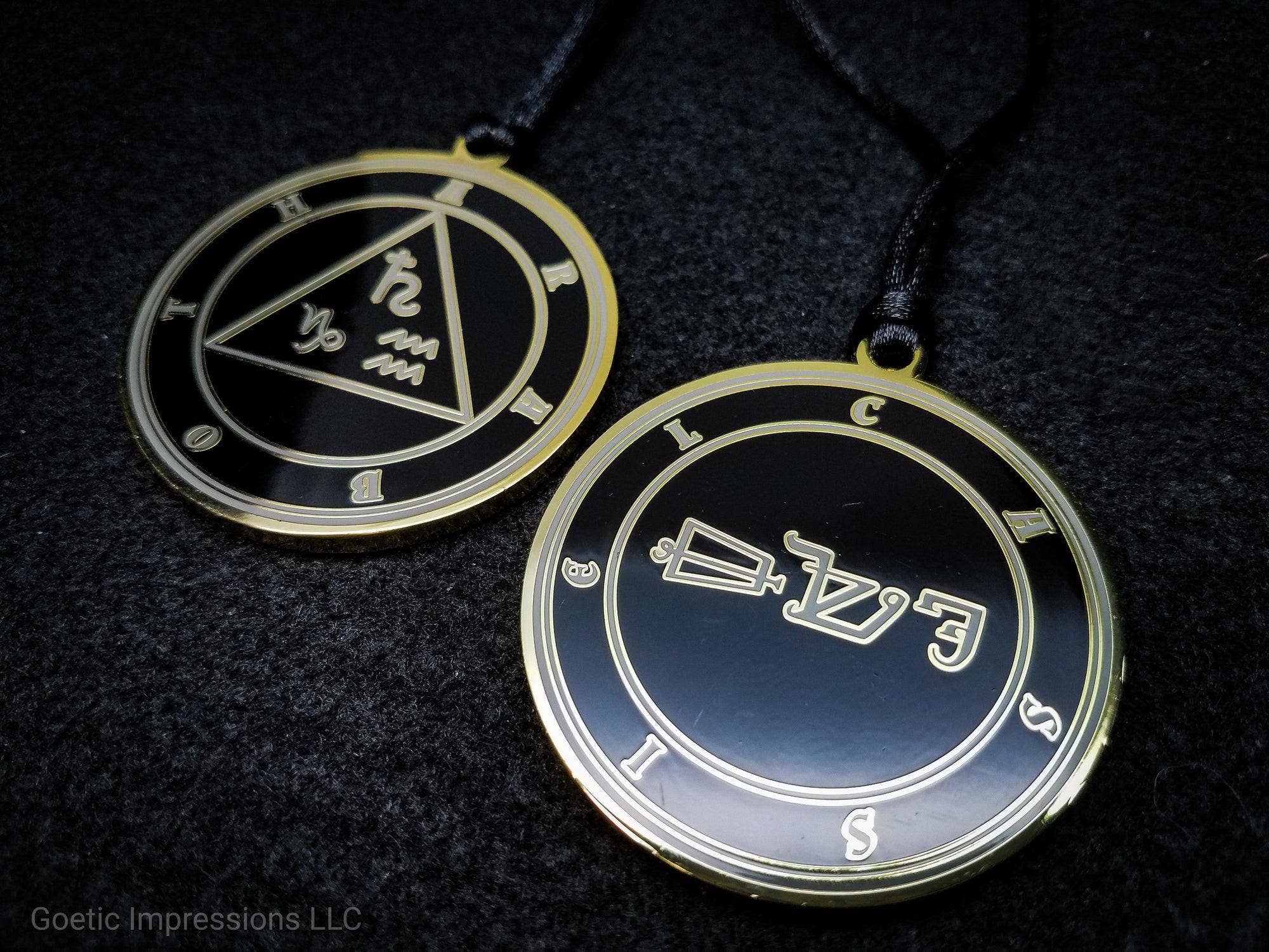 Goetic Impressions - Wholesale Individual Charm/Pendant - Archangel Cassiel Sigil Pendant1