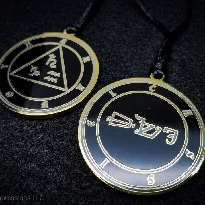 Goetic Impressions - Wholesale Individual Charm/Pendant - Archangel Cassiel Sigil Pendant1