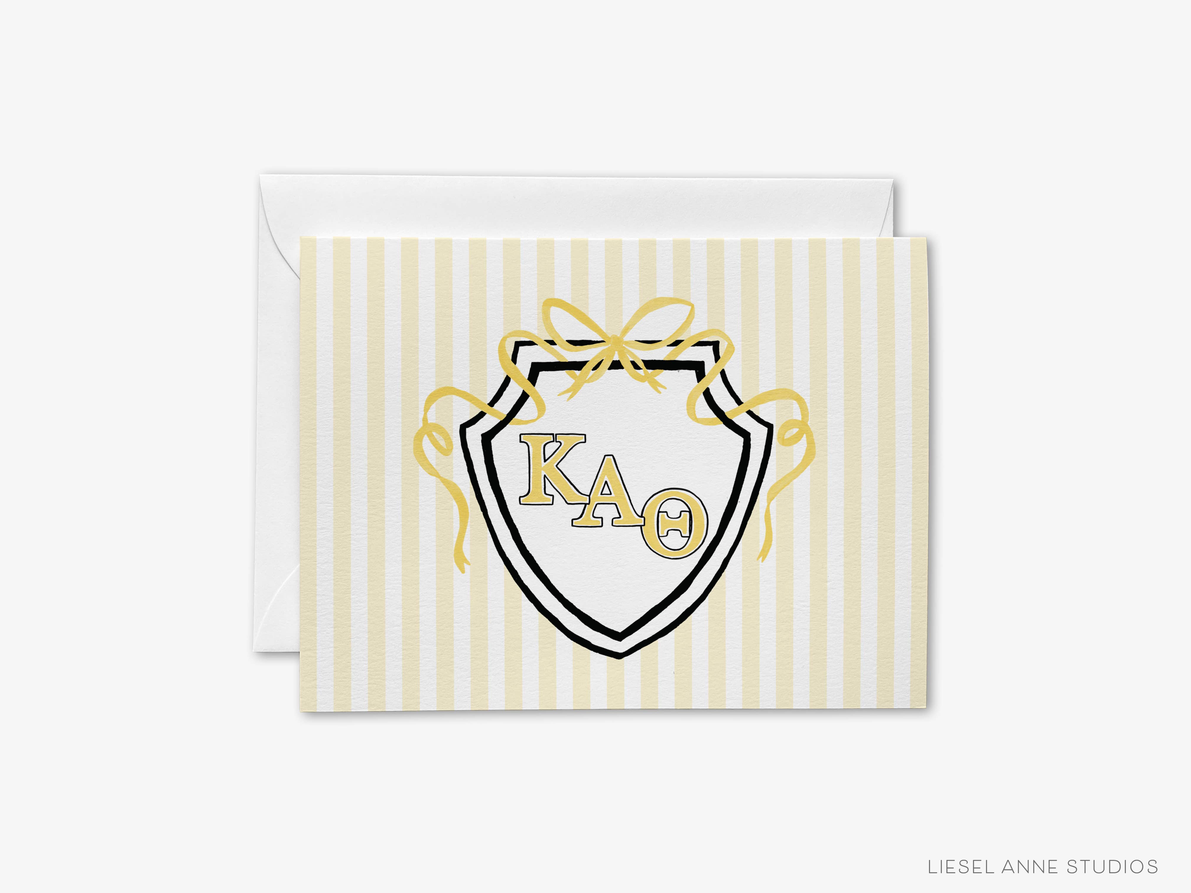 Liesel Anne Studios – wholesale Everyday greeting card – Kappa Alpha Theta Crest Card Box Set [Officially Licensed]1