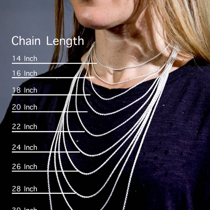 SilverLiza - Wholesale Link & Chain Necklace - Sterling silver Rope chain for unisex-2.5 mm Diamond Cut7