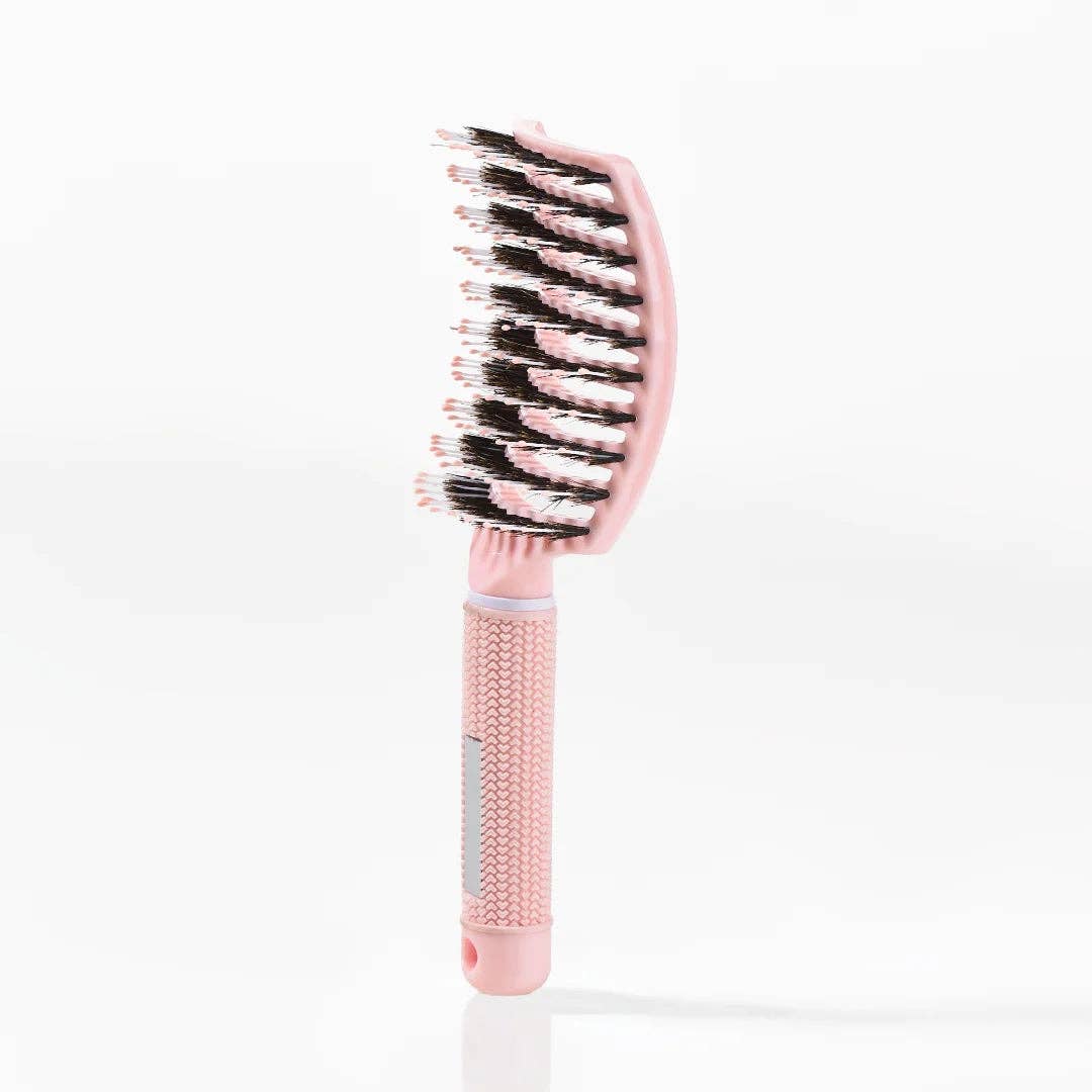 Yuaia Haircare – Engroshandel Hårbørste/kam – Hårbørste med ornebørster - Curved Paddle Brush4