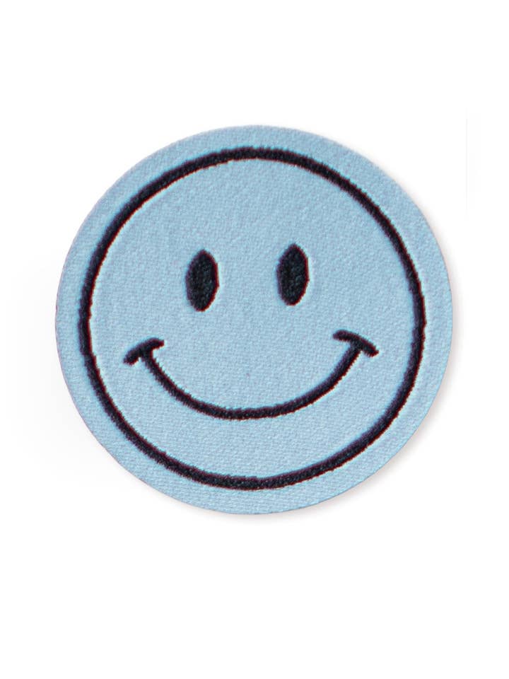 Patch - smile - Mint *iron-on* for wholesale by Paul und Clara