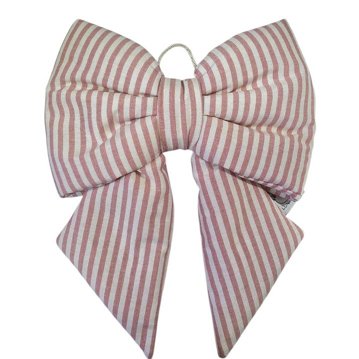 Vadderad rosett i smalrandig bomull 25 x 35 cm för wholesale av Lunaria Lab