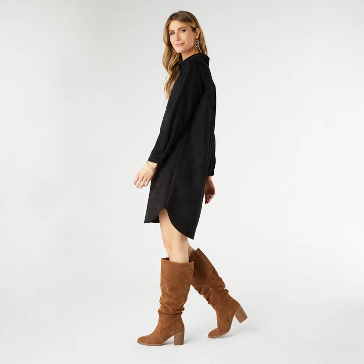 COCO + CARMEN - Wholesale Dress - Women's - Charlie Faux Suede Dress