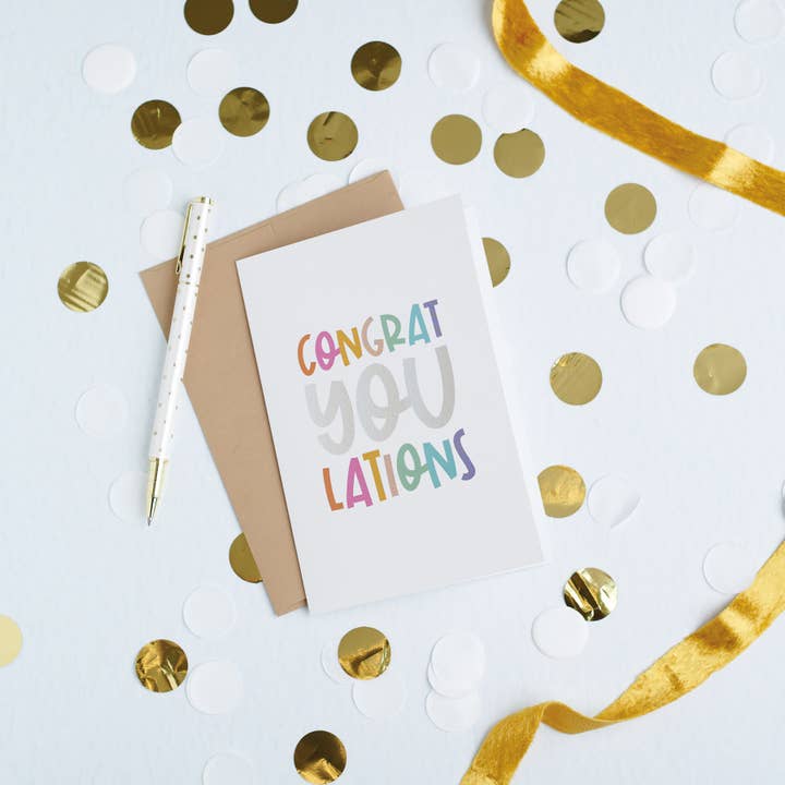 Primitives by Kathy - Wholesale Everyday Greeting Card - Congratyoulations Greeting Card