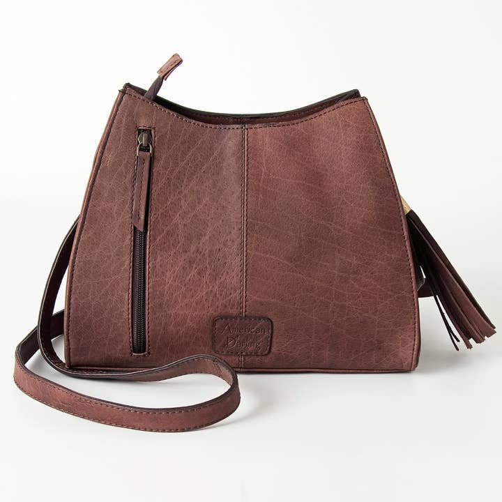 LS Western - Wholesale Tote Bag - Women's - ADBGI165A Tote Hand Tooled Genuine Western Leather Women Bag