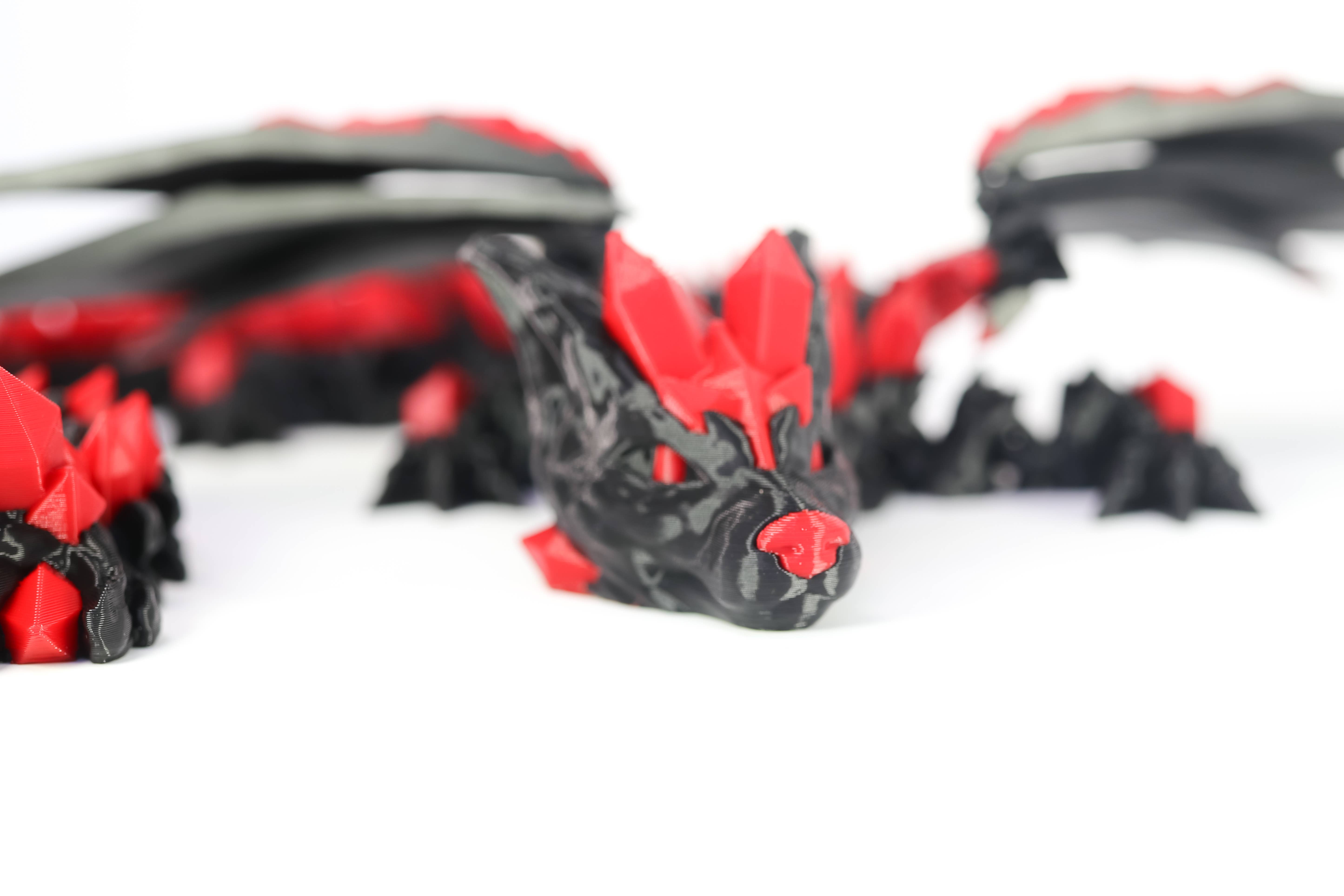 Ruby’s dragons - Vente Figurine – enfant - Grands dragons avec ailes imprimés en 3D — couleurs assorties6