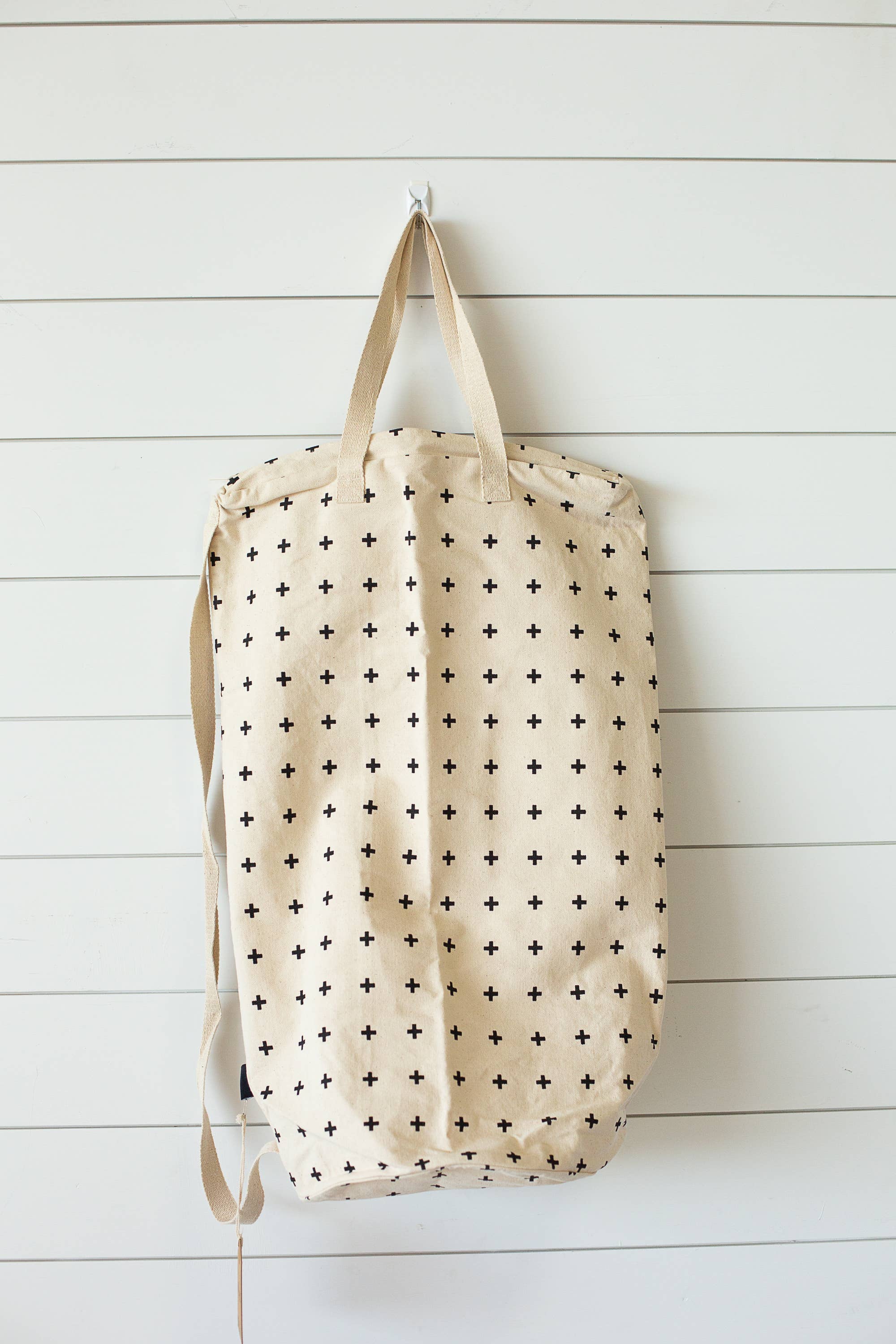 Modern Burlap - Wholesale Laundry Bag - Cotton Canvas Laundry Bag With Shoulder Strap - Prints4