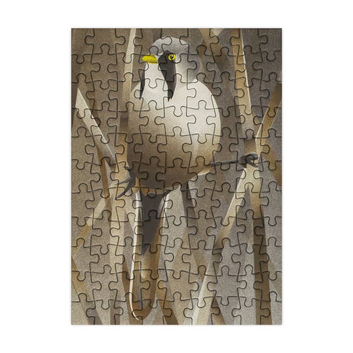Happily Puzzles - Wholesale Puzzle - Adult - Bearded Tit - 99 Piece Mini Jigsaw Puzzle1