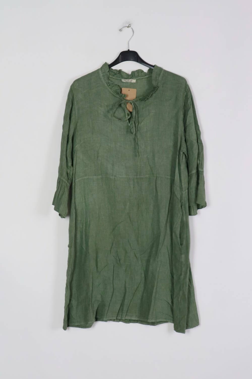 LÉA & LUC - Wholesale Dress - Women's - Short dress in 100% linen REF.134419