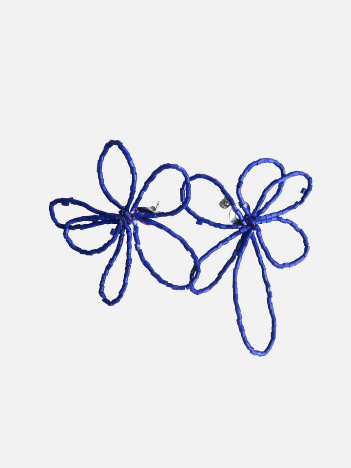 Blå øreringe for engroshandel hos Le Club Olive