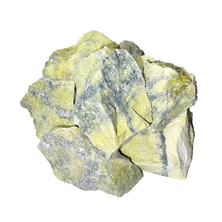 Serpentine Rough Stones - 1kg for wholesale by France Mineraux