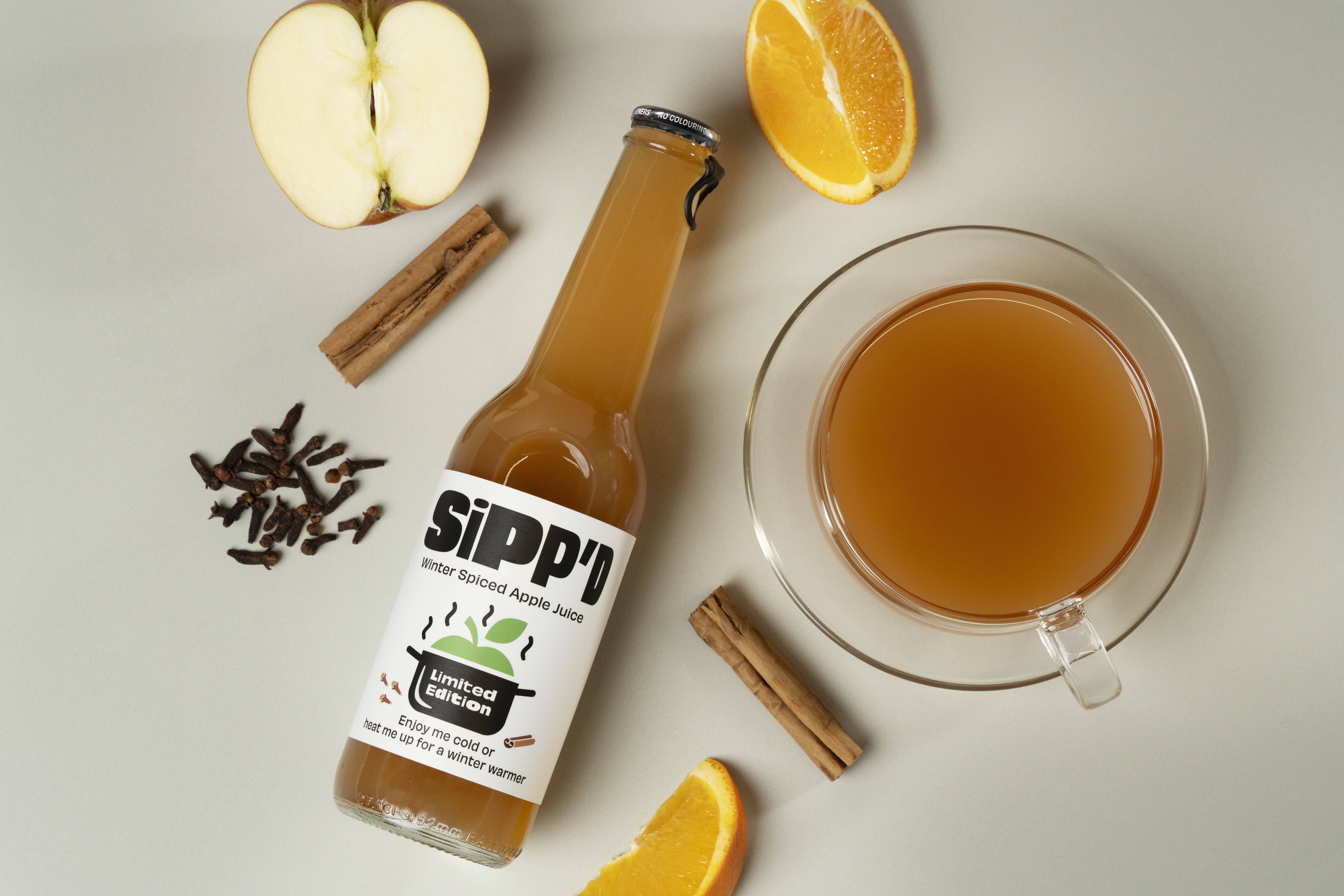 Sipp'd Drinks – wholesale Fruit juice – Seasonal Winter Spiced Apple