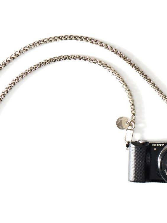 Nikki Silver Bag and Camera Chain for wholesale by Pretty Connected