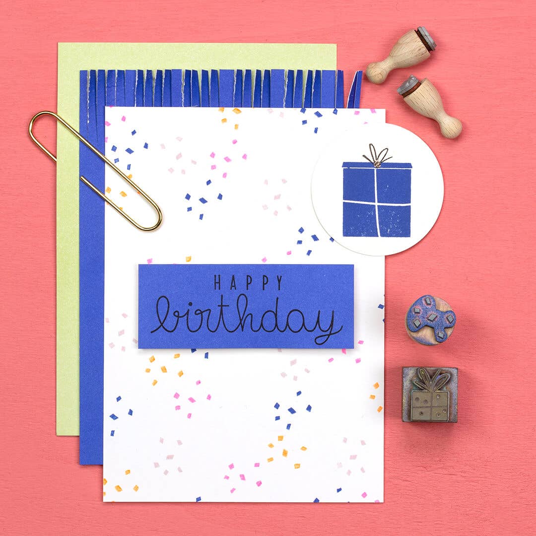 Perlenfischer - Wholesale Rubber/Decorative Stamp - 12x Stamp | Confetti1