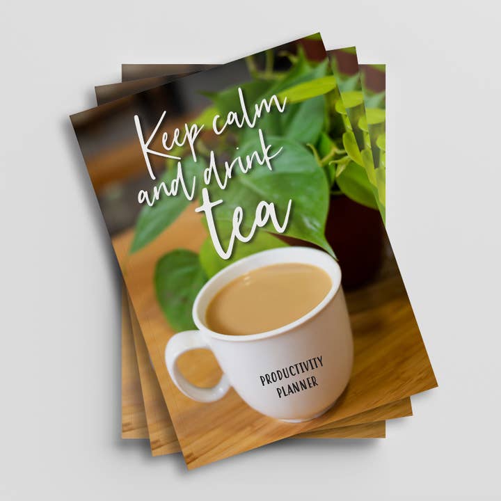Little Pop of Colour – Engroshandel Planner – Bevar roen og drik te - Produktivitetsplanlægger