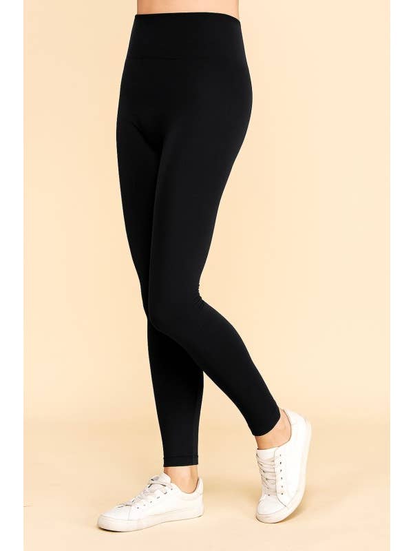 MIO WHOLESALE – wholesale Athletic/lounge leggings – Women's – CL07 HIGH RISE FLEECE LEGGINGS2