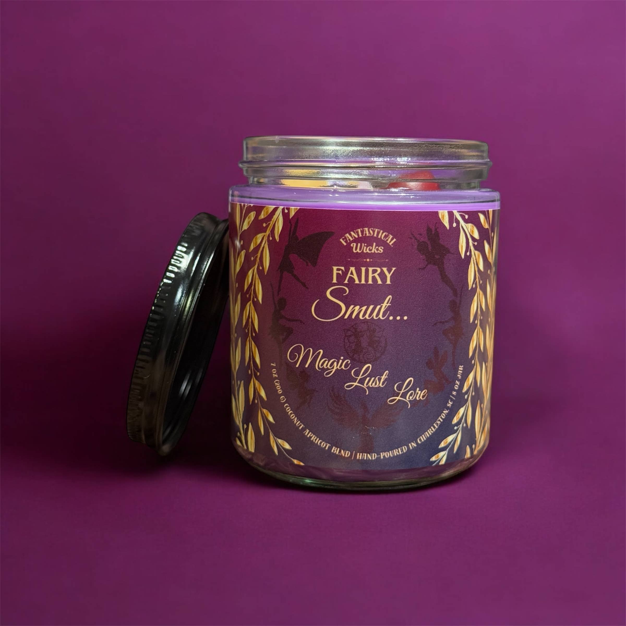 Fantastical Wicks - Wholesale Jar/Filled Candle - Fairy Smut | 7 oz7