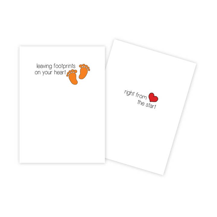 Baby fötter nytt babykort för wholesale av Sun Day Greetings