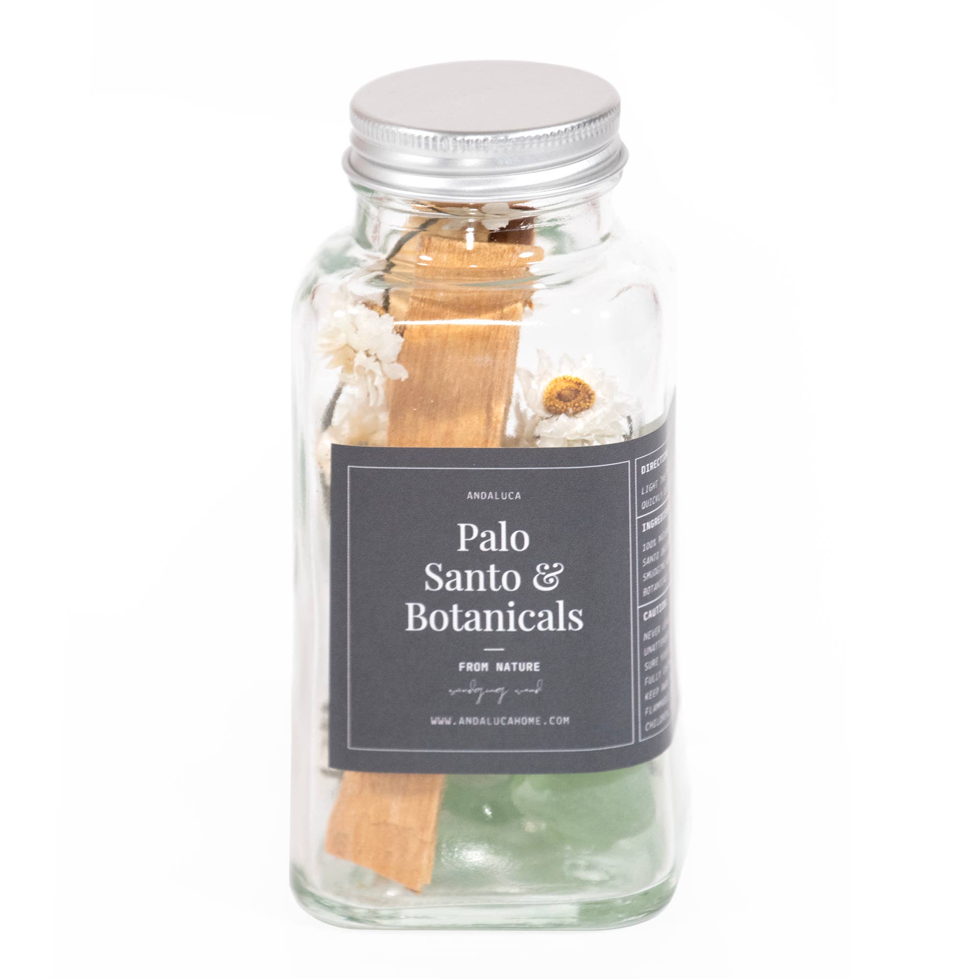 Andaluca - Wholesale Smudge Stick - Palo Santo & Chamomile Smudging Jar Set