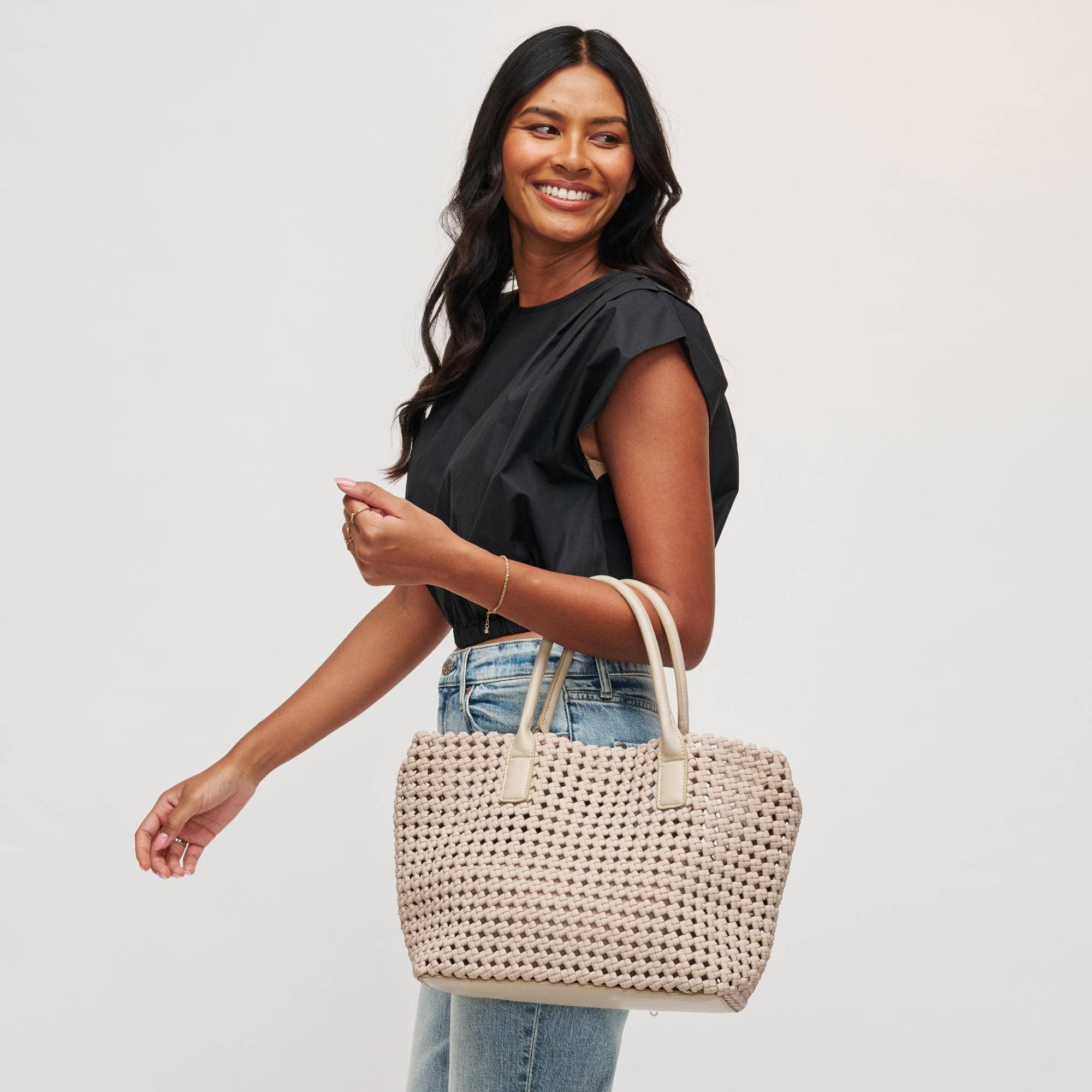 Sol and Selene - Vendita all'ingrosso Borsa tote - Donna - Borsa a Mano Intrecciata Media Solstice8