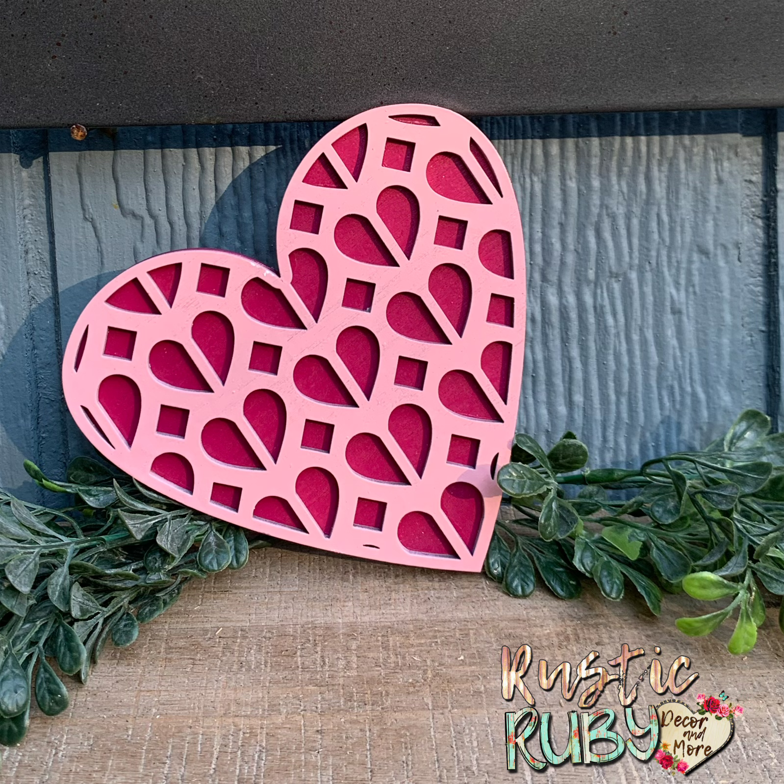 Rustic Ruby Decor and More LLC - Wholesale Decorative Tabletop Object - Heart Bundle Set1