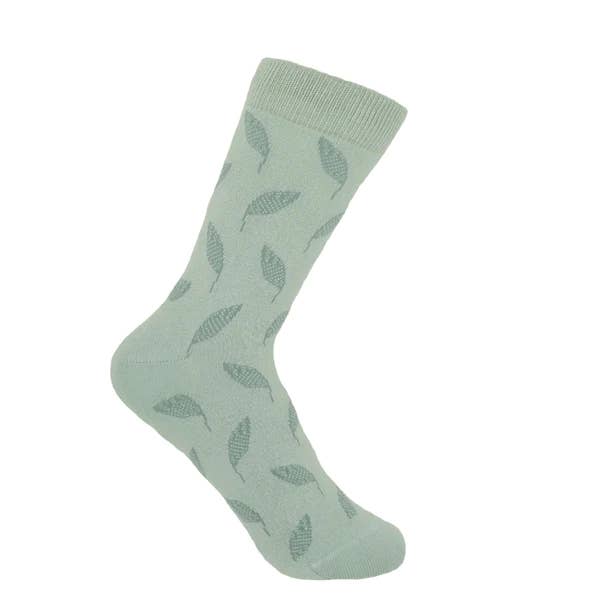 Calzini di lusso da donna Leaf per la vendita all'ingrosso da parte di Peper Harow Socks