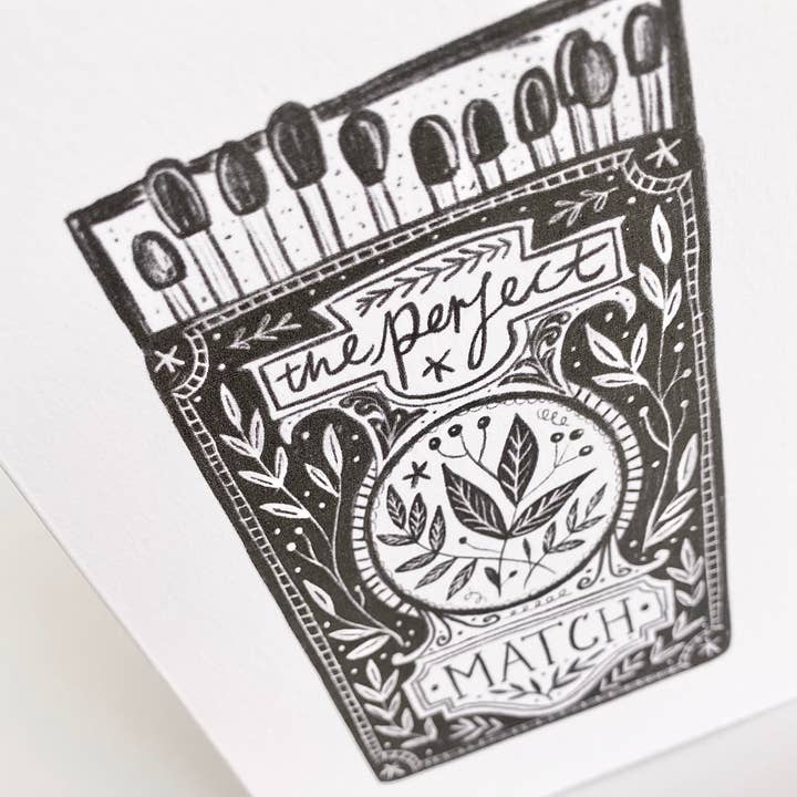 The Perfect Match | Engagement Card | Wedding Card for wholesale by Juniper Press