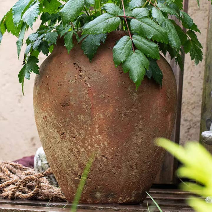 Rustic Reach - Wholesale Plant Pot - Distressed Cement Plant Pot