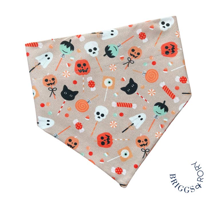 Halloween Candy Dog Bandana for wholesale by Briggs & Rory
