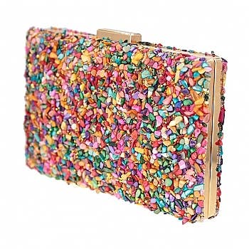 Pochette multicolore à chaîne pour la vente par Flormoda