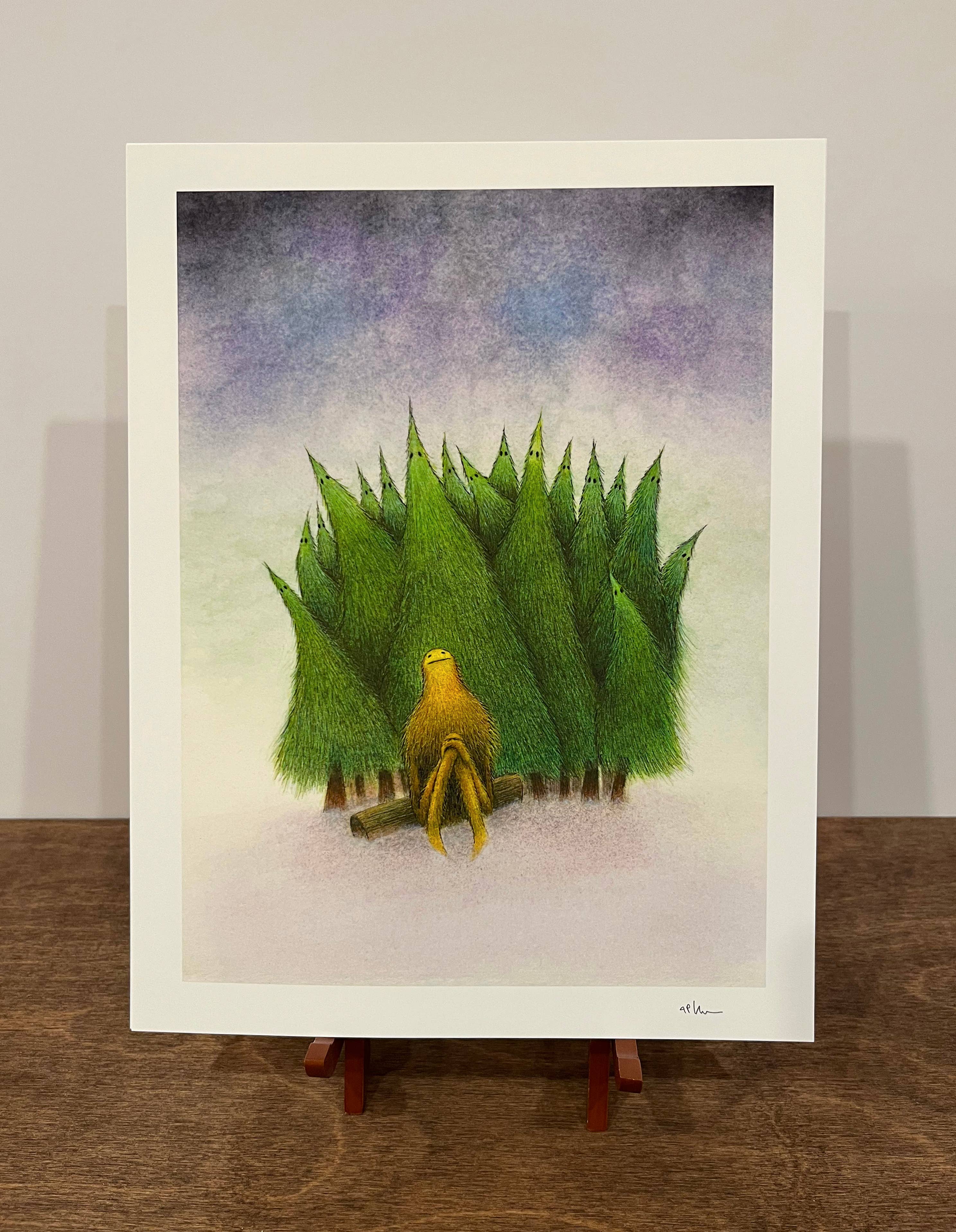 Obsolete World - Wholesale Art Print - "Winter's Night" Art Print 1