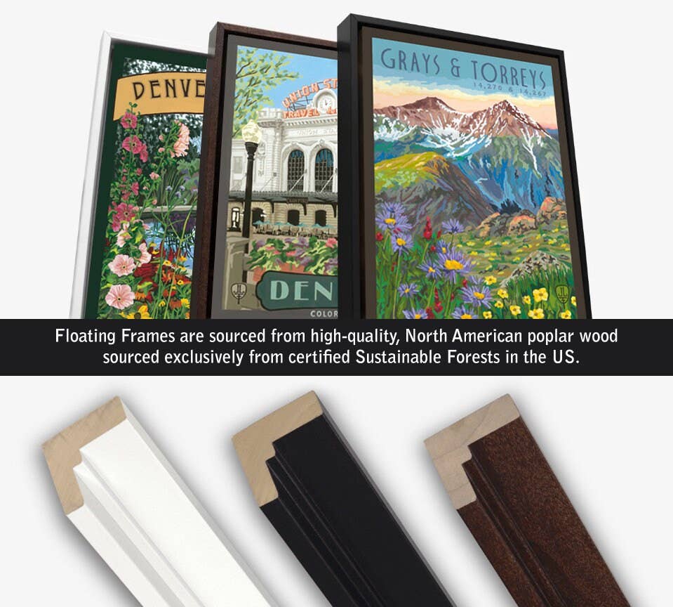 The Bungalow Craft - Wholesale Art Print - Newcomb Trees5