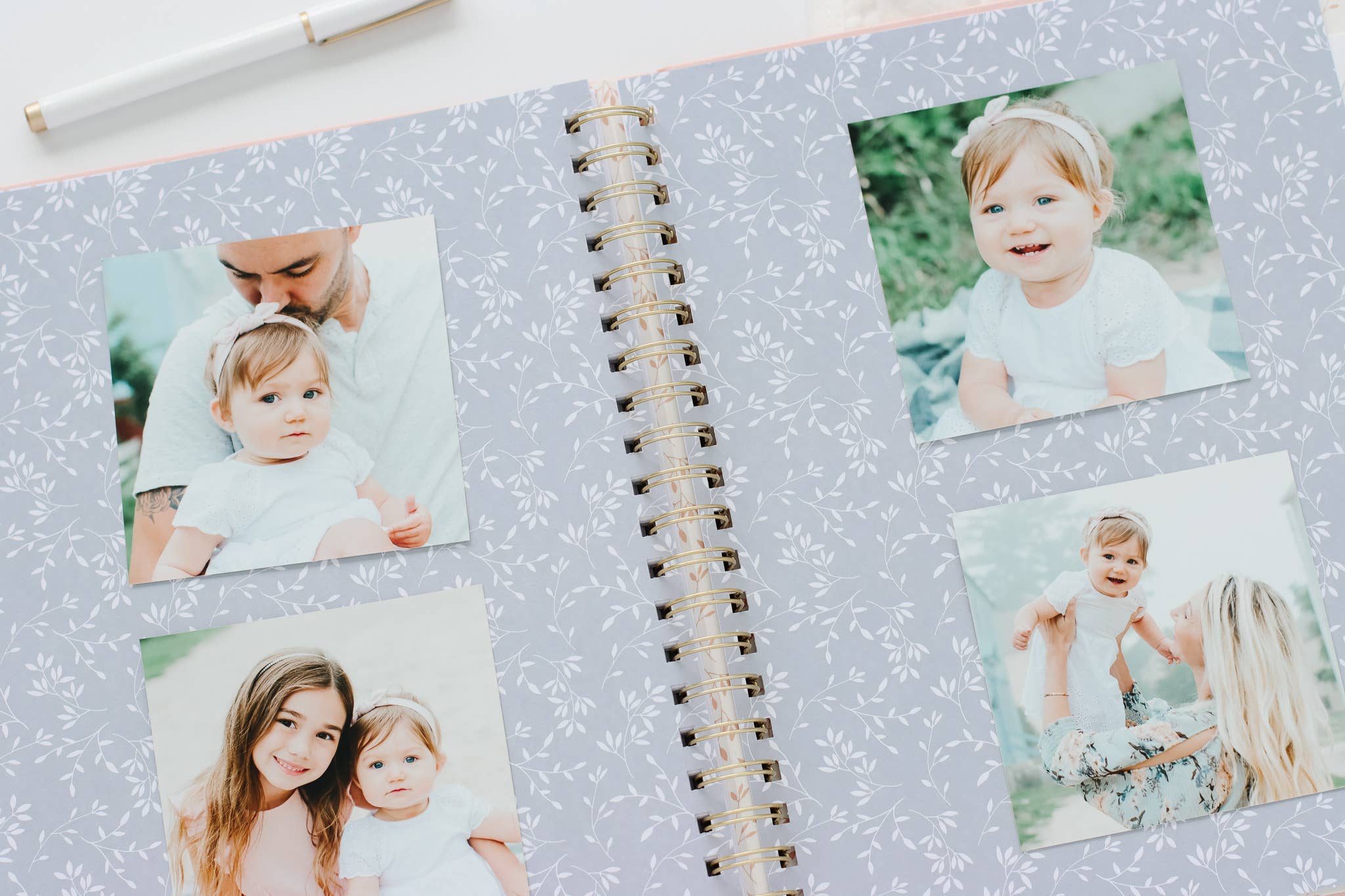 Blush Pink Baby Book - Memory book + keepsake box (Blush) for wholesale on Faire5