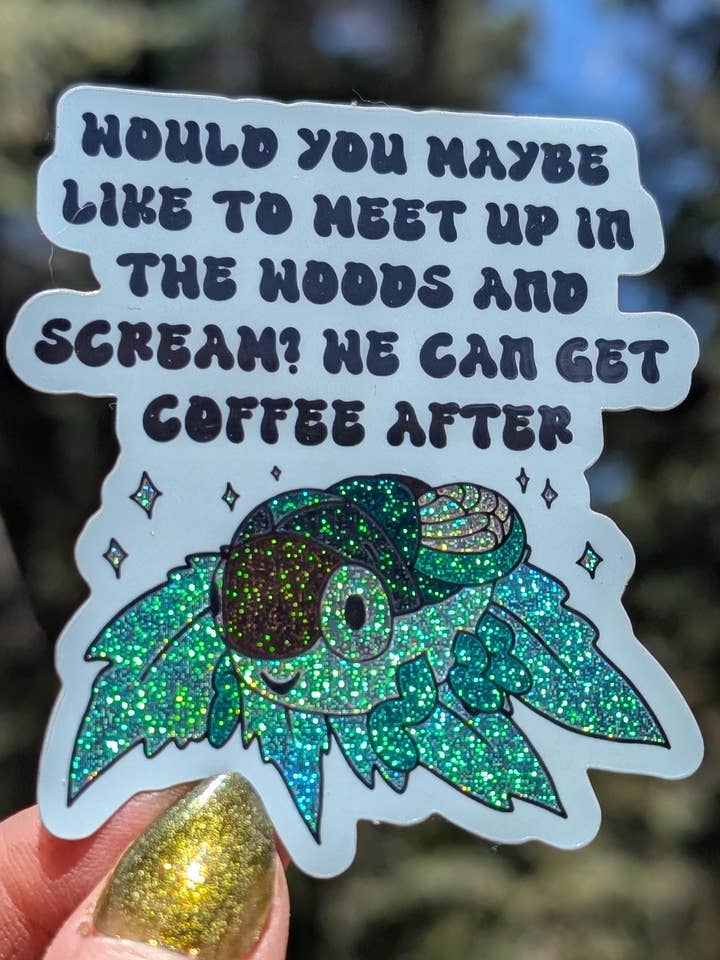 Vild Feminist Vinylklistermærke for engroshandel hos Jewels Bright Art