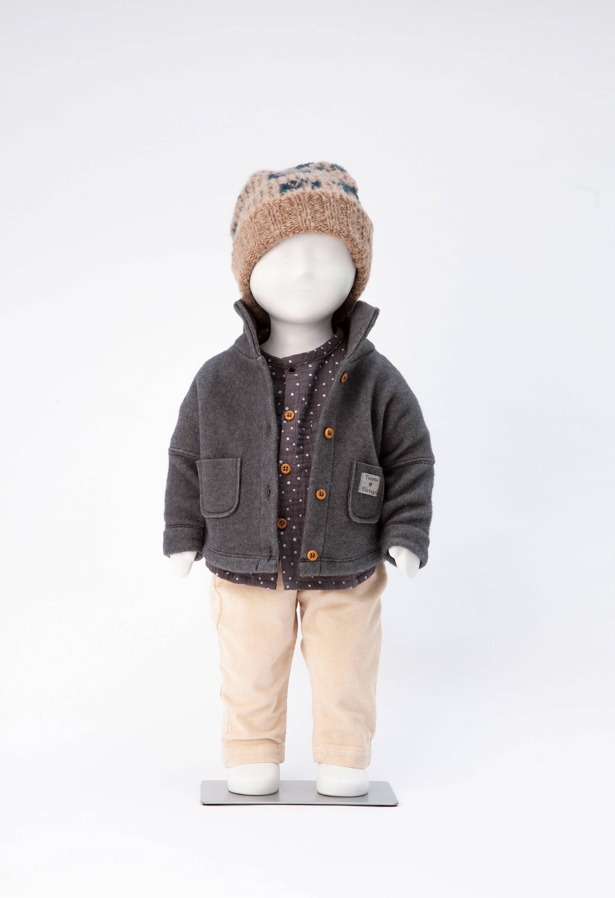 Tocoto Vintage - Wholesale Jacket - Baby - Baby Fleece Jacket W618221