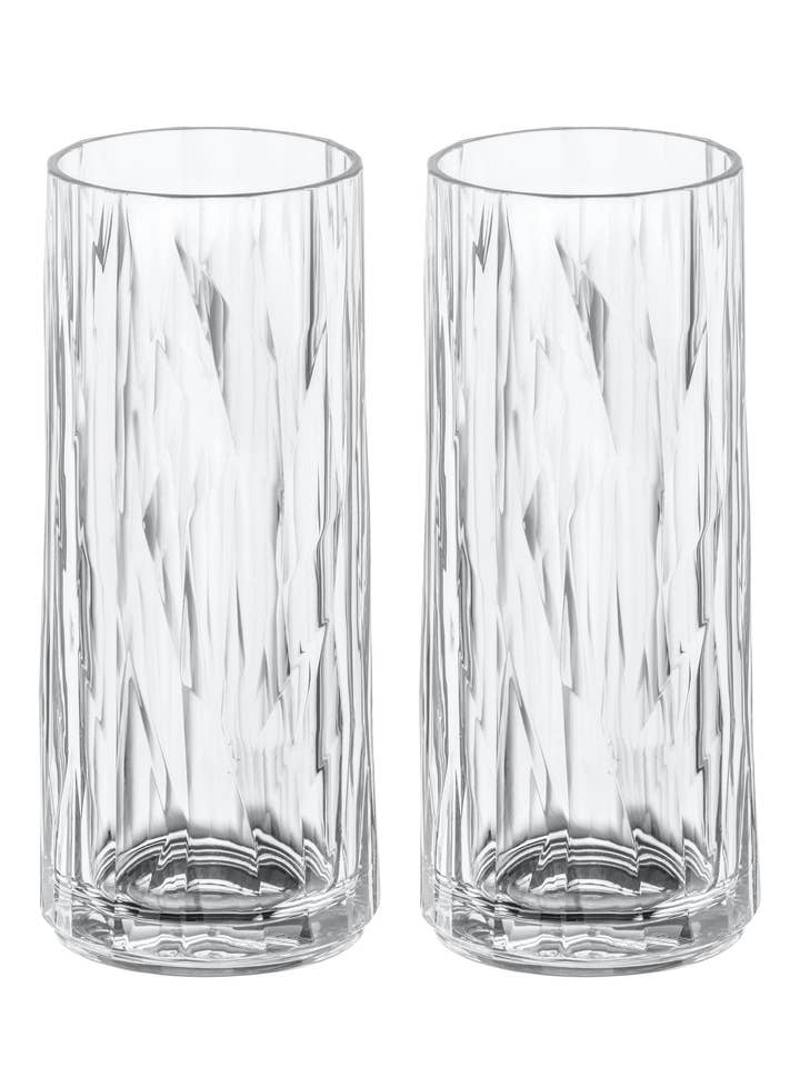 Long drink 2-piece set SUPERGLAS CLUB No. 3 for wholesale by Koziol ideas for friends GmbH