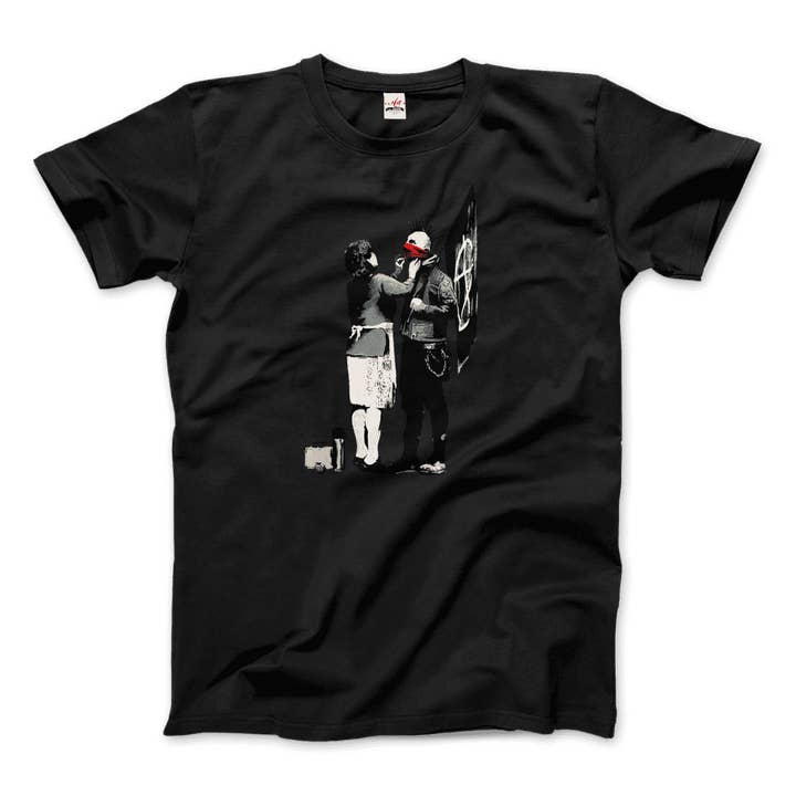 Art-O-Rama Shop - Wholesale Screen Printed T-Shirt - Unisex - Banksy Anarchist Punk And His Mother Artwork T-Shirt9