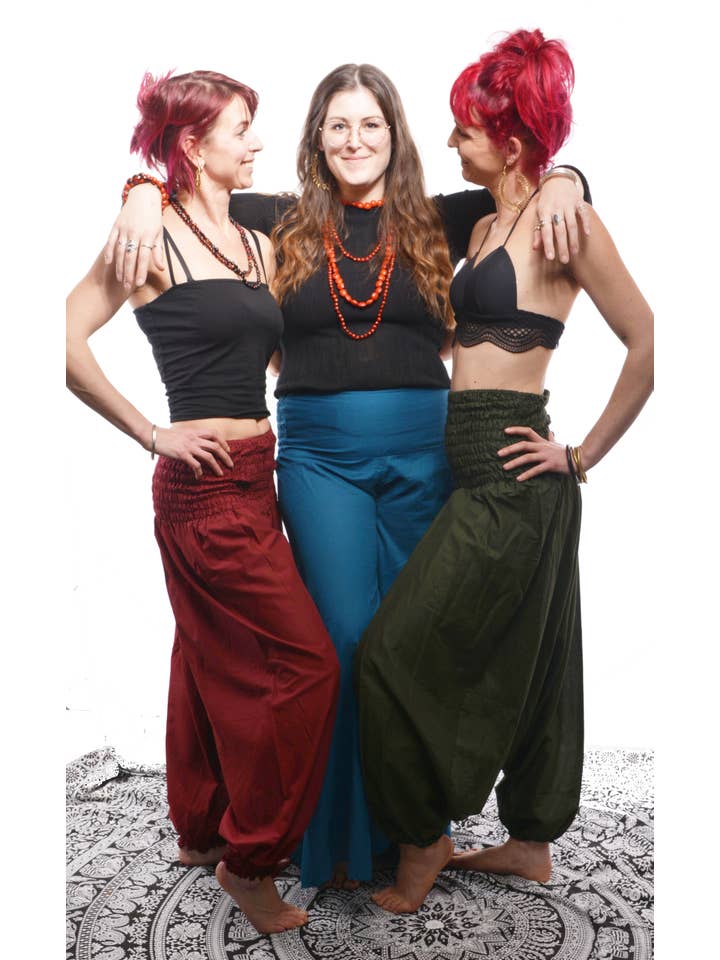 Emma's Emporium - Wholesale Pants – Women's - OS14 Organic Cotton Harem Trouser1