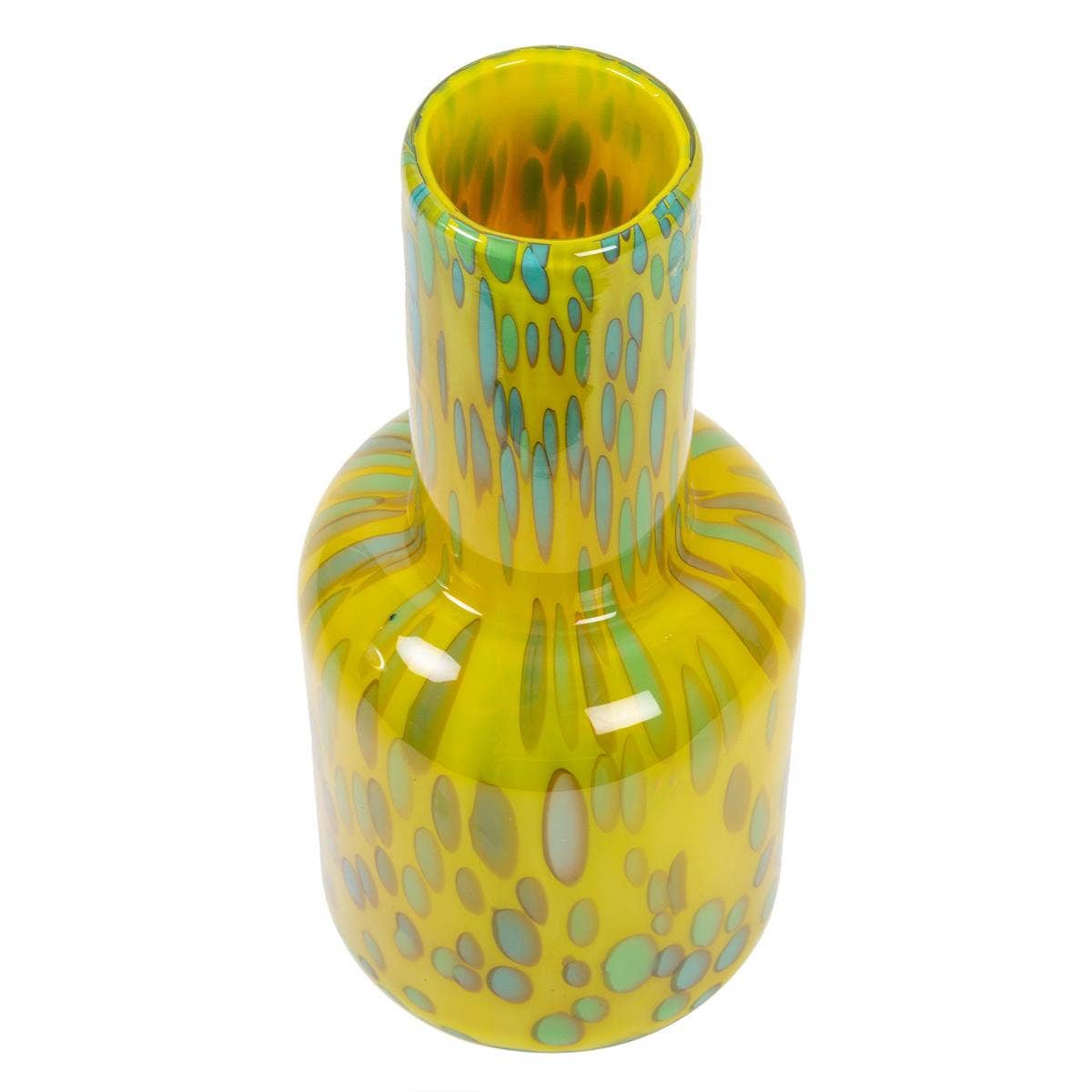 Truu Design - Wholesale Vase - Truu Design Bubble Glass Vase, Green/Yellow, 2 sizes3