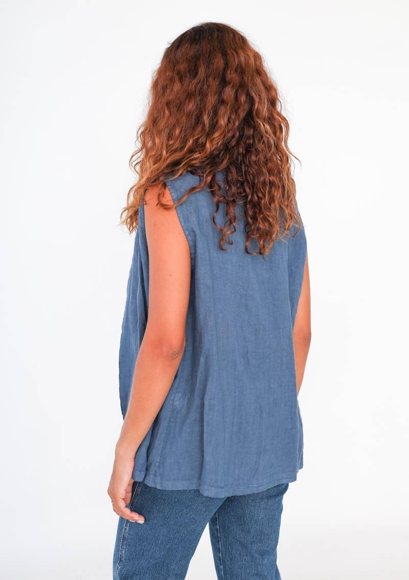 LINEN & COTTON HOUSE – Großhandel Oberbekleidungsweste – Damen – WESTE AUS LEINEN 5172 BESTSELLER FRÜHLINGS- UND SOMMERKLEIDUNG 51