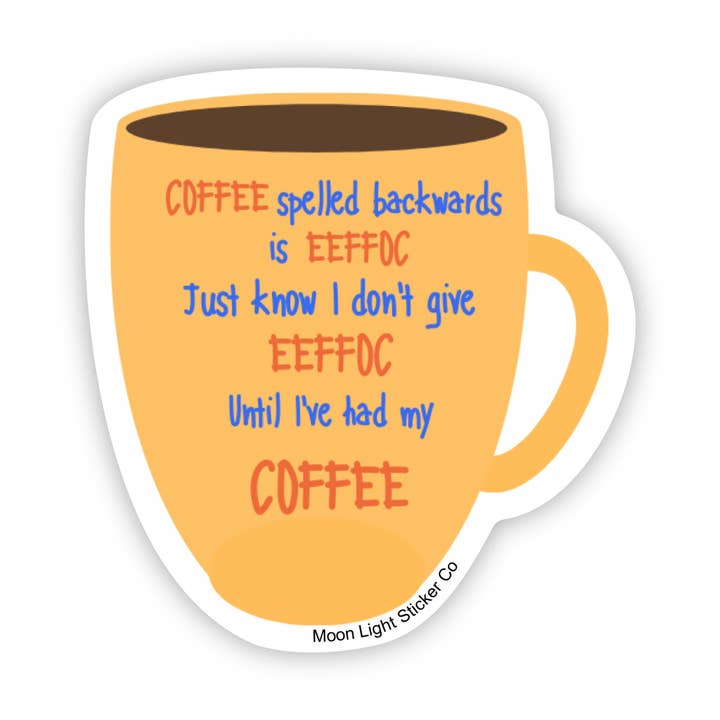 EEFFOC Sticker for wholesale by Moon Light Sticker Co