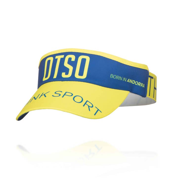 Electric Blue & Fluo Yellow Visor for wholesale by OTSO