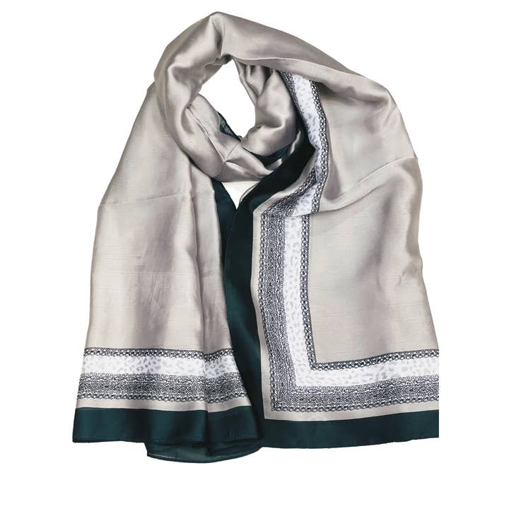 ELEGANT SILK FEEL SCARF for wholesale by scaarf.com