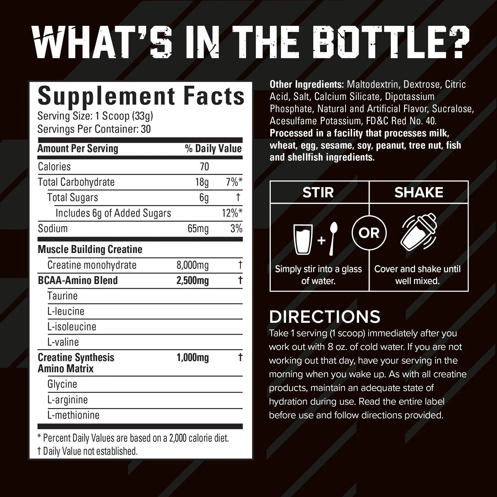 Campus Protein - Wholesale Protein/Superfood Powder - Six Star Creatine X33