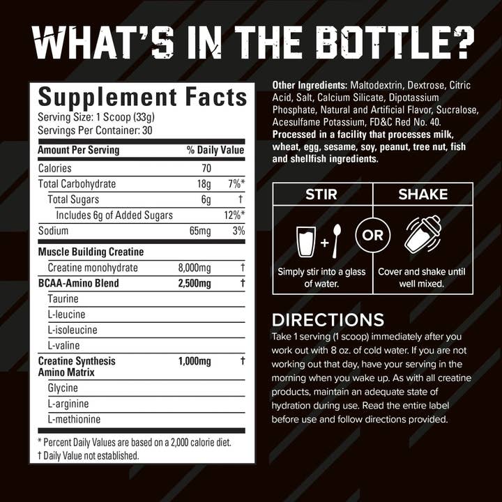 Campus Protein - Wholesale Protein/Superfood Powder - Six Star Creatine X33