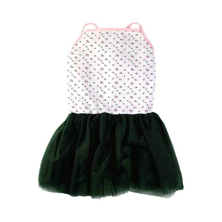 Midlee Designs - Wholesale Pet Dress - Dog - Midlee Pink Rose Tutu Large Dog Dress