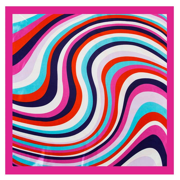 Cléo Small Multicolor Silk Square for wholesale by ALBERTO CABALE