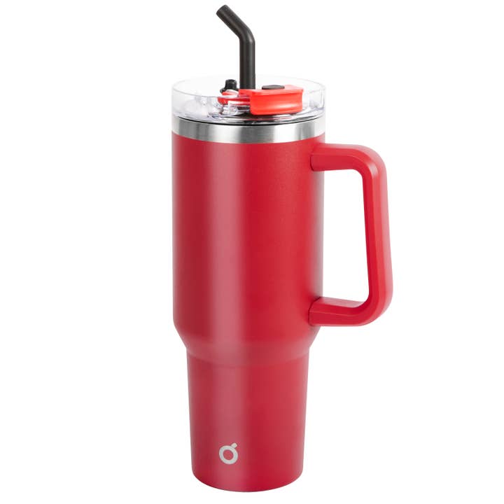 Oggi - Vente Gourde/bouteille isotherme - Mug thermique 40 fl oz / 1,2 lt avec paille4