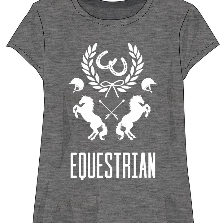 Youth Equestrian Tee for wholesale by Spiced Equestrian